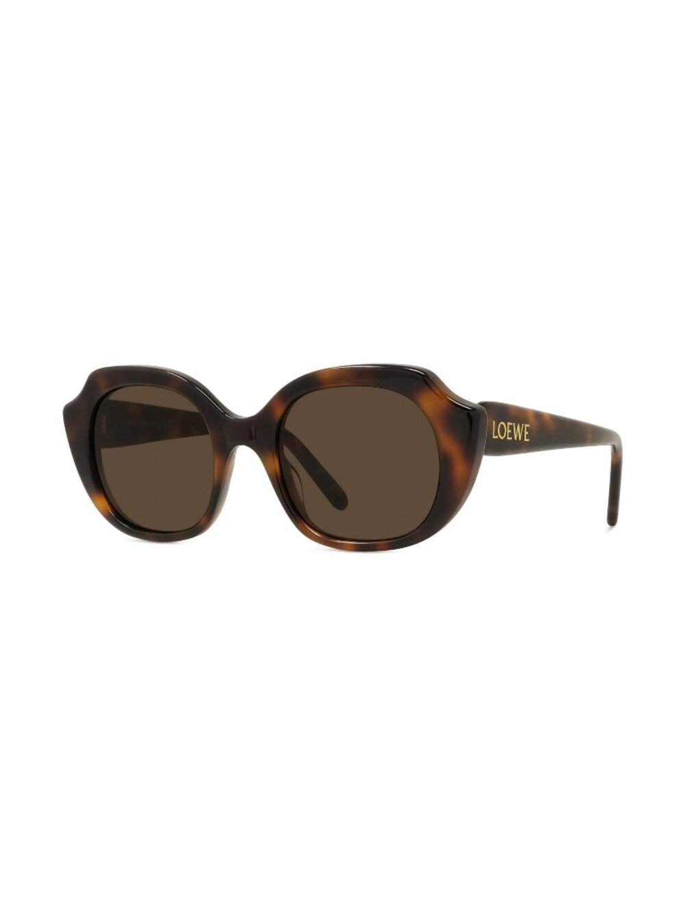 New LOEWE Women's Sunglasses Acetate Frame SLIM LW40191I 52E 50 Havana Geometric